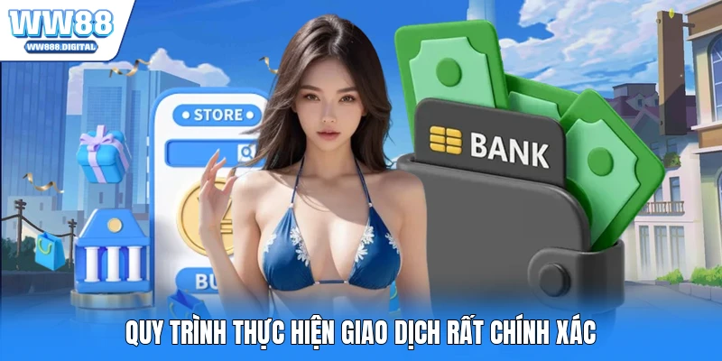 Quy trình thực hiện giao dịch rất chính xác