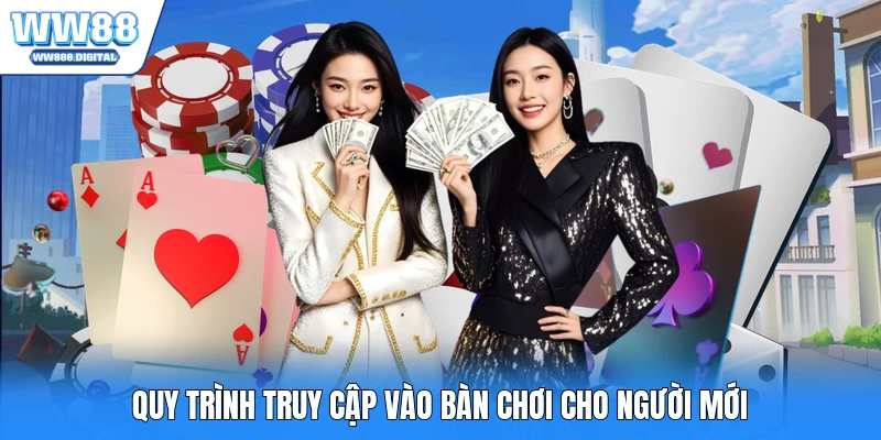 Quy trình truy cập vào bàn chơi cho người mới
